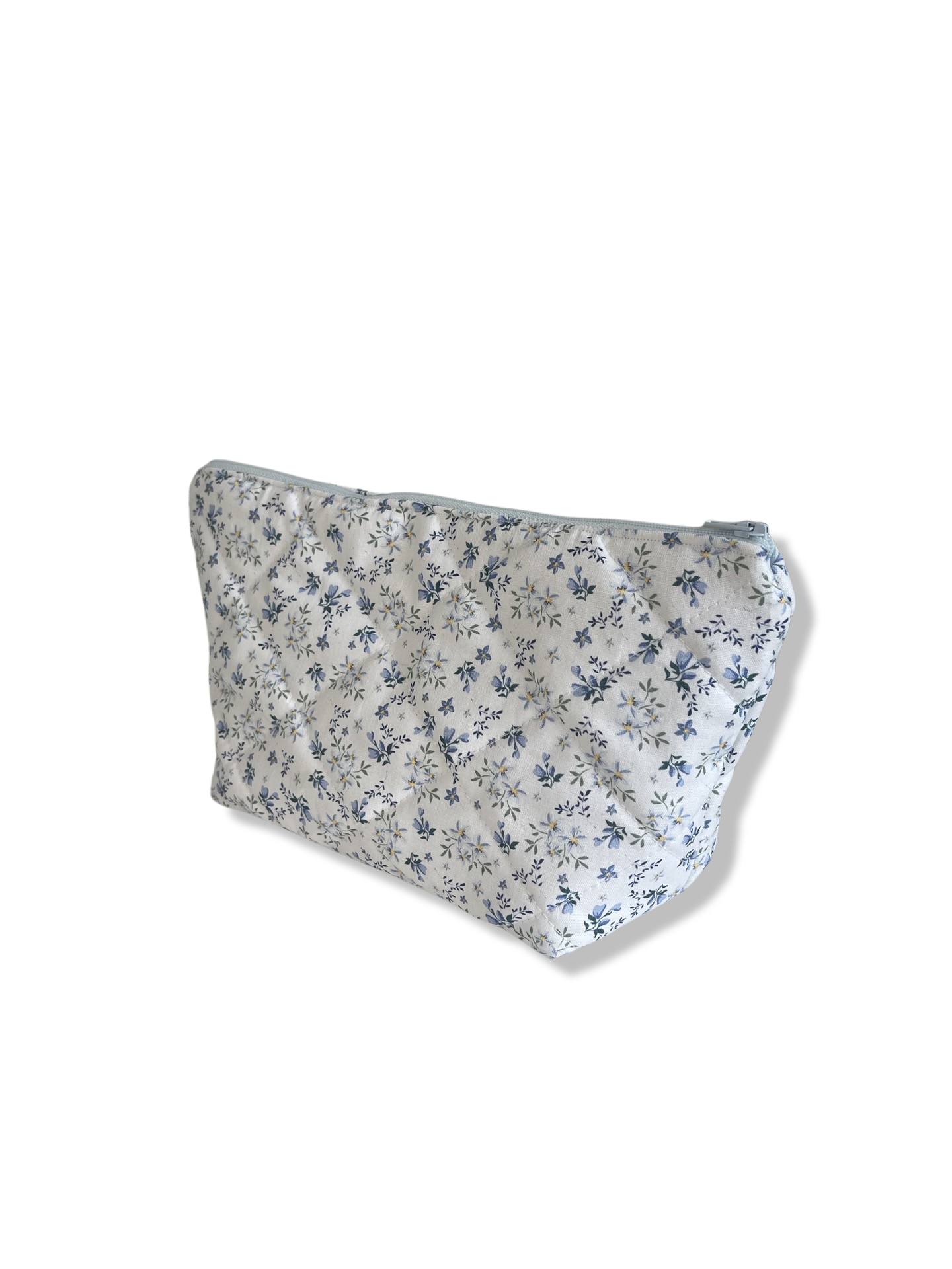 Aqua Petals - Large Pouch