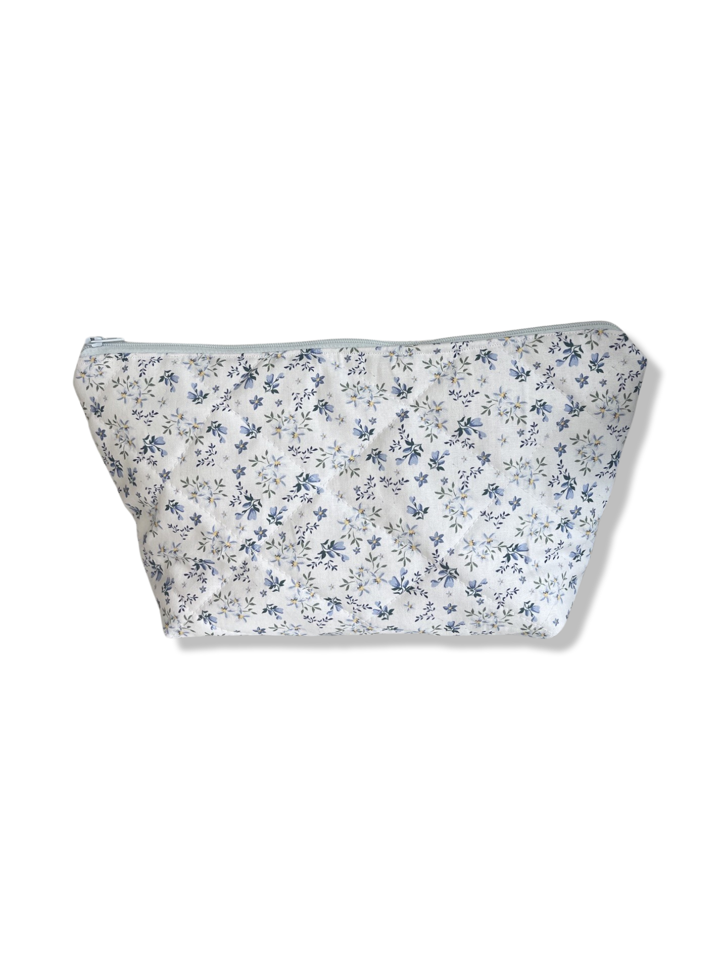 Aqua Petals - Large Pouch